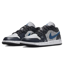 Баскетбольные кроссовки Air 1 Vintage Unisex Low-Go White/Black Jordan dc0774-040(team10-书法墨竹) | black