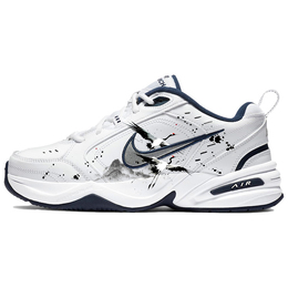 Кроссовки Air Monarch 4 Chunky унисекс с низким верхом синего/белого цвета Nike, белый 415445-102(team181-古风仙鹤) | white