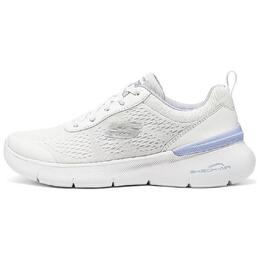 Спортивная кроссовки для жизни, женская, низкая, белый/голубой Skechers 150370-wlb | white/light blue