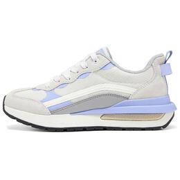 Уличная кроссовки для женщин с низким верхом серо-фиолетового цвета Skechers 155450-gylv | gray purple
