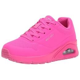 Женские кроссовки Uno Lifestyle с низким верхом розового цвета Skechers, розовый 73690-htpk | pink