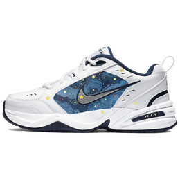 Кроссовки Air Monarch 4 Chunky унисекс с низким верхом синего/белого цвета Nike, белый 415445-102(team181-油画星空) | white
