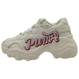 Кроссовки Pulsar Wedge Chunky женские низкие бежевый - светло-розовый - белый Puma 400492-01 | beige - light pink - puma white