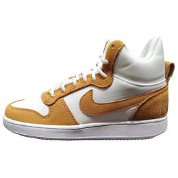 Nike Кроссовки для скейтборда Court Borough, противоскользящие, износостойкие, низкие, женские, белые, желтые hv1802-121 | white yellow