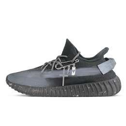 Кроссовки Yeezy Boost 350 V2 Lifestyle унисекс с низким верхом, черный, серый Adidas hq4540(team478-静澜灰尾灯) | black gray