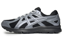 Кроссовки Jog 100 2 унисекс с низким верхом, черный/серебряный Asics tjg138-9090(team285-男女款太空漫步) | black