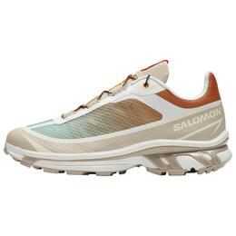 Salomon Кроссовки для бега XT 6 футов, дышащие, низкие, унисекс, белые, коричневые 477744 | pepper white/vanilla/orange sauce