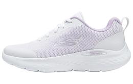 Кроссовки для бега Go Run Lite женские с низким верхом Skechers, белый/фиолетовый 129441-wlv | white/purple
