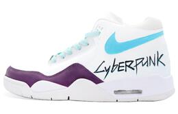 Баскетбольные кроссовки Flight Legacy Vintage Unisex Mid-Top Фиолетовый/белый/синий Nike bq4212-101(team123-赛博未来) | white