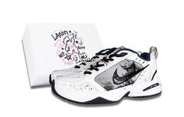 Кроссовки Air Monarch 4 Chunky унисекс с низким верхом черного/белого цвета Nike 415445-102(team58-不见兰亭s-box) | black/white