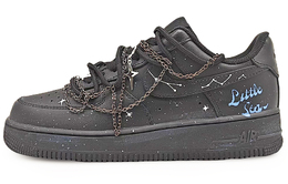Кроссовки Air Force 1 для скейтбординга, унисекс, низкие, черный/белый/синий Nike cw2288-001(team131-星宿2.0) | black