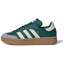 Кроссовки для скейтбординга Samba унисекс с низким верхом, зеленый/белый Adidas ji2582 | green/white