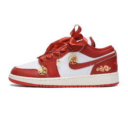 Кроссовки Air Jordan 1 Vintage Basketball Women's Low-Top, красный/белый fj3465-160(team59-女款正红三) | red