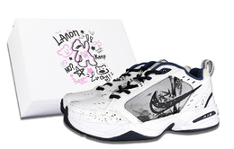Кроссовки Air Monarch 4 Chunky унисекс с низким верхом черного/белого цвета Nike 415445-102(team58-1竹子s-box) | white