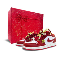 Баскетбольные кроссовки Air 1 Vintage Unisex Low-Touch Red White Jordan fj3459-160{team393-缔结良缘礼盒装} | red