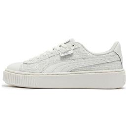 Кроссовки для скейтбординга Basket женские с низким верхом серо-белый Puma 401144-01 | gray white