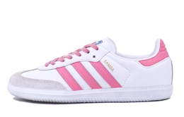 SAMBA OG Обувь для скейтборда унисекс, низкие кеды, розовый/белый Adidas b75806(team25-霉霉xsc) | white