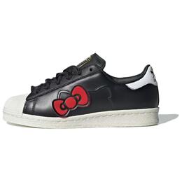 Кроссовки для скейтборда Hello Kitty X Superstar 82 женские низкие черный/белый Adidas if4399 | black/white