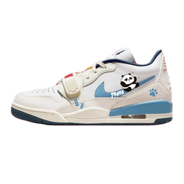 Баскетбольные кроссовки Legacy 312 Vintage Unisex Low-Go бежево-голубого цвета Jordan hm3709-141(team352-嘟嘴熊猫) | beige/blue