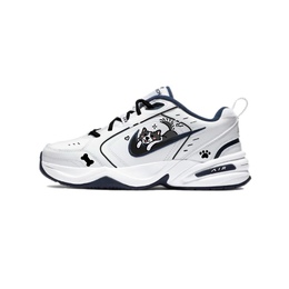 Кроссовки Air Monarch 4 Chunky унисекс с низким верхом черного/белого цвета Nike 415445-102(team502-躺平边牧) | black/white