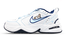 Кроссовки Air Monarch 4 Chunky унисекс с низким верхом белого/синего цвета Nike, белый 415445-102(team47-m4蓝心小狗) | white