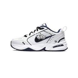 Nike Кроссовки Air Monarch 4 Chunky унисекс с низким верхом, черно-белые 415445-102(team502-躺平美短) | black white