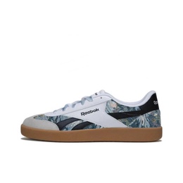 Скейтбордические кеды VECTOR SMASH Series Unisex Low-Top Белый/Серый/Синий Reebok 100208245（team239-莫奈油画） | peacock blue