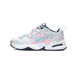 Кроссовки Air Monarch 4 Chunky унисекс с низким верхом розового/синего цвета Nike, розовый/голубой 415445-102(team502-海盐奶泡) | pink/blue