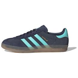 Скейтбордические кроссовки GAZELLE INDOOR унисекс с низким верхом синего цвета Adidas, синий ji2587 | blue