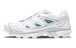 Кроссовки XT-6 унисекс с низким верхом, синий/белый Salomon 412529(team348-蓝色之眼)