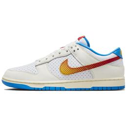 Кроссовки Dunk Low Retro Se Pop Art Sail Photo Blue Nike, белый/синий hq3613-133 | white blue