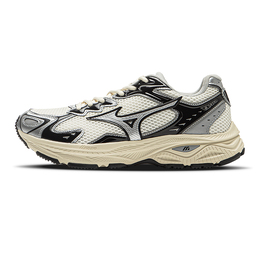 Mizuno Oarism x Racer S дышащие и нескользящие низкие кроссовки для бега унисекс бежево-абрикосового и черного цветов d1gh243601 | beige apricot black silver