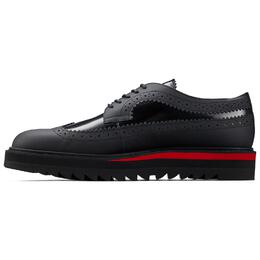 BROGUE Мужские повседневные низкие кеды черного/красного цвета Onitsuka Tiger 1181a391-006 | black/red