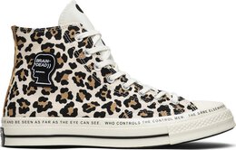 Кроссовки Converse Brain Dead x Chuck 70 Hi Brain Dead, разноцветный 163166c | multi-color