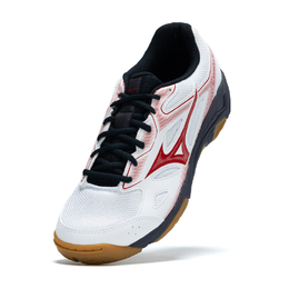 Кроссовки Sky Blaster Badminton унисекс с низким верхом, белый/черный/красный Mizuno 71ga234641 | white/black/red