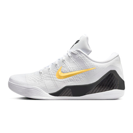 Баскетбольные кроссовки Kobe 9 Basketball Shoes Unisex Low-Top Black/White/Gold Nike fz7334-100(team426-白黑金) | black/white/gold