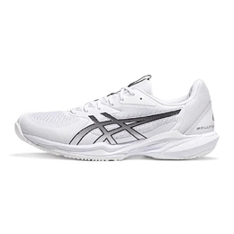 Asics Скоростные теннисные кроссовки Solution Speed FF 3 мужские износостойкие нескользящие дышащие низкие белые черные бело-черные, цвет White/Black 1041a438-101 | white/black