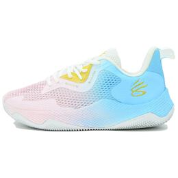 Баскетбольные кроссовки Curry Splash 3 Basketball Shoes Men Low-Top Pink/Blue Under Armour 3026275-101（team335-111 桃月云雾） | pink/blue