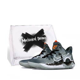 Баскетбольные кроссовки Trey 5 Basketball Shoes Men Mid-Top Black White Gray Nike cw3402-011（team522-雷破诸天sbox） | gray