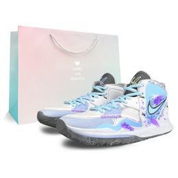 Баскетбольные кроссовки Kyrie 8 Infinity Basketball Shoes Unisex Mid-Top Blue/White Nike dc9134-102(team401-肆意自由sbox） | white