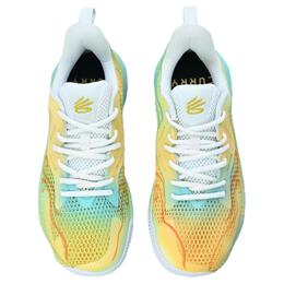 Баскетбольные кроссовки Curry Splash 3 Basketball Shoes Men Low-Top Yellow-cyan Under Armour 3026275-101（team335-飞天敦煌） | yellow-cyan