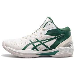 Баскетбольные кроссовки GELHOOP V16 Basketball Shoes Men Mid-Top White/Green Asics 1063a102-101 | white/green