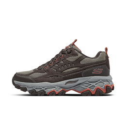 Кроссовки для походов и треккинга мужские, серый, средней высоты Skechers 237357-brn | brown