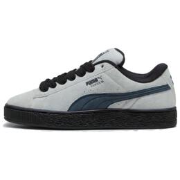 Замшевые XL Скейтборд Кроссовки Унисекс Низкие Светло-серый-черный Puma 398416-01 | light gray-black