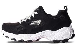 Кроссовки Encore Chunky женские низкие, черно-белые, серебристые Skechers 66666216-blk
