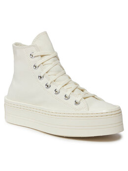 Кроссовки из ткани Converse, бежевый chuck taylor all star modern lift platform canvas a06140c | beige