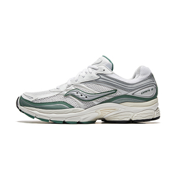 Saucony Износостойкие, нескользящие, низкие кроссовки для бега унисекс, белые, светло-зеленые s70832-1 | white light green