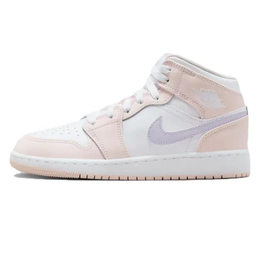 Баскетбольные кроссовки Air 1 Vintage женские с высоким верхом розовый/белый Jordan fd8780-601（team126-可爱兔子） | pink