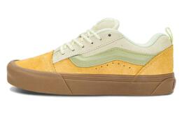 Кроссовки для скейтбординга Knu Skool унисекс с низким верхом, зеленый Vans vn0009qccop | yellow/green