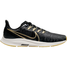 Кроссовки Nike Wmns Air Zoom Pegasus 36 Premium, черный/золотистый/белый bq5403-003